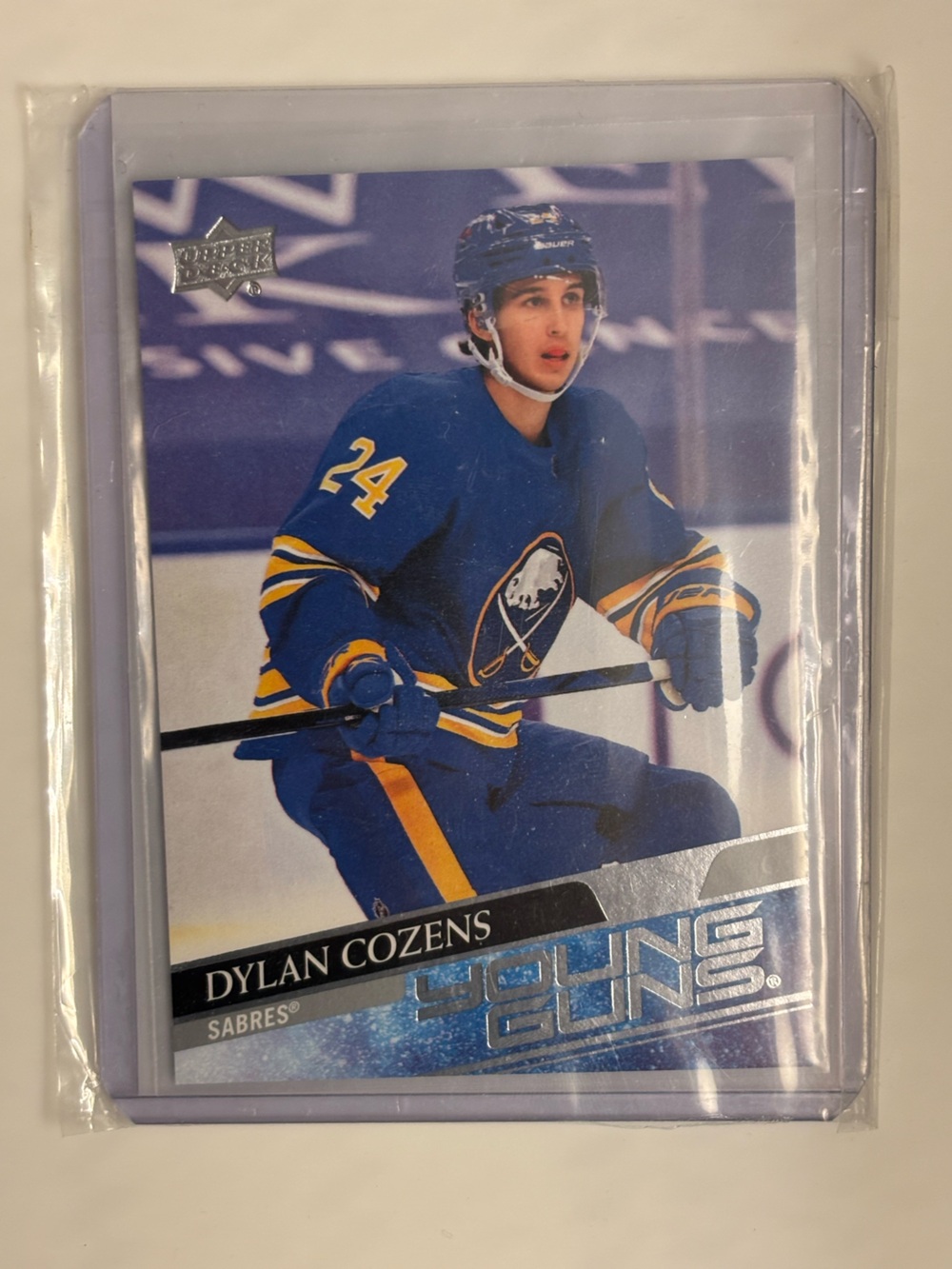 Dylan Cozens 2020-21 Upper Deck Series 2 Young Guns Rookie RC #495 Sabres